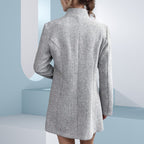 Elegant Blazer with Textured Design
