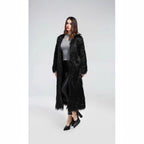Women's Luxurious Faux Fur Coat with Elegant Lining