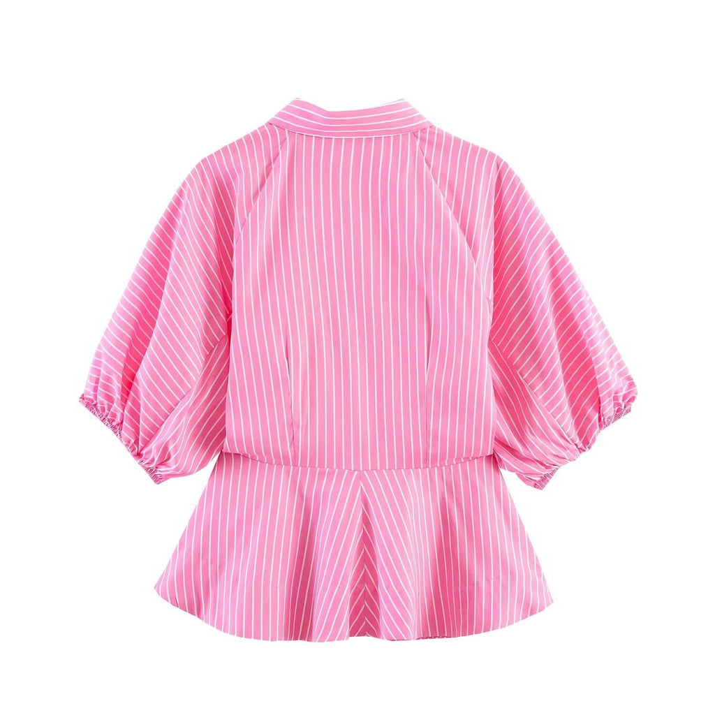 Women's Blouse with Voluminous Sleeves