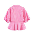 Women's Blouse with Voluminous Sleeves
