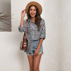 Women's Striped Oversized Shirt