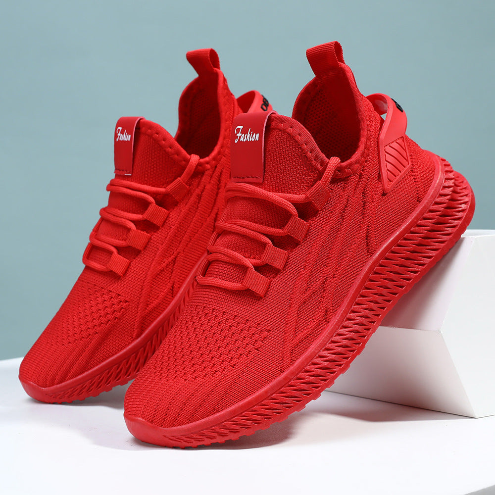 Women's Breathable Sport Sneakers with Elastic Upper and Cushioning Sole