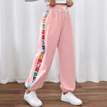 Women's Floral Print Lounge Pants with Elastic Waist