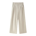 Women's Elegant Wide-Leg Pleated High-Waisted Trousers