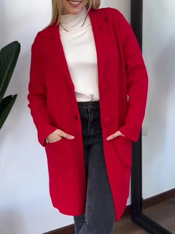 Elegant and Comfortable Transitional Jacket with Practical Pockets