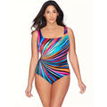Women's Swimwear with Stylish Spiral Pattern