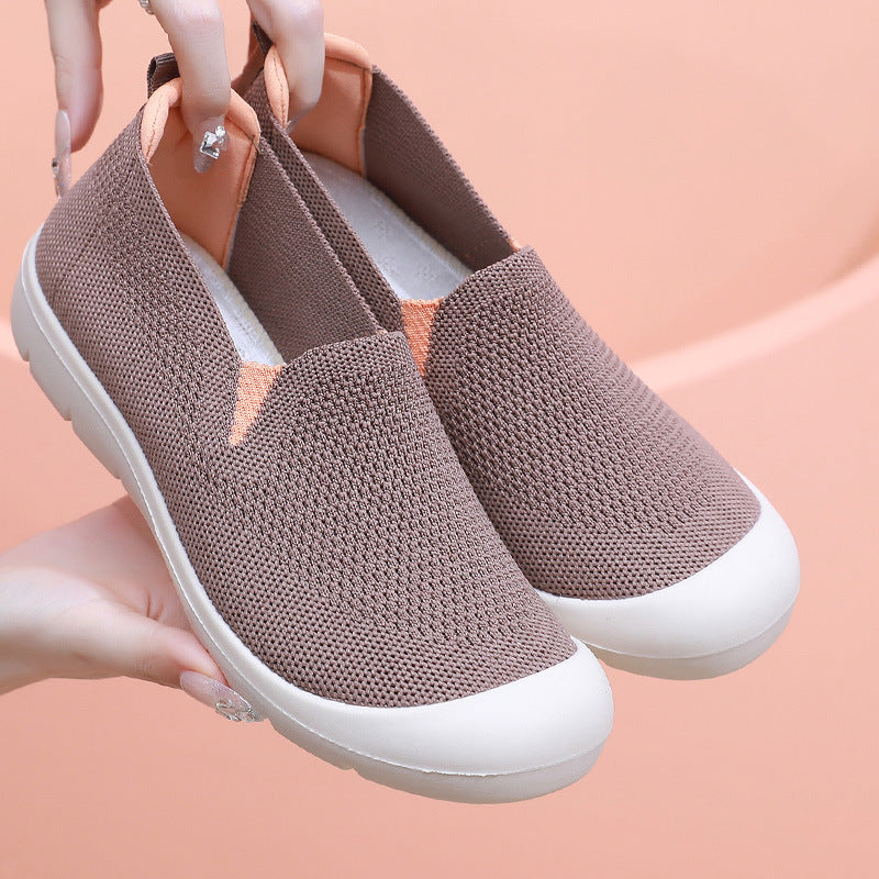 Women's Breathable Slip-On Sneakers with Flexible Fit