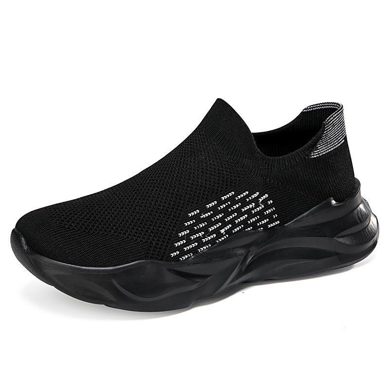 Women's Breathable Sneakers with Elastic Knit Upper