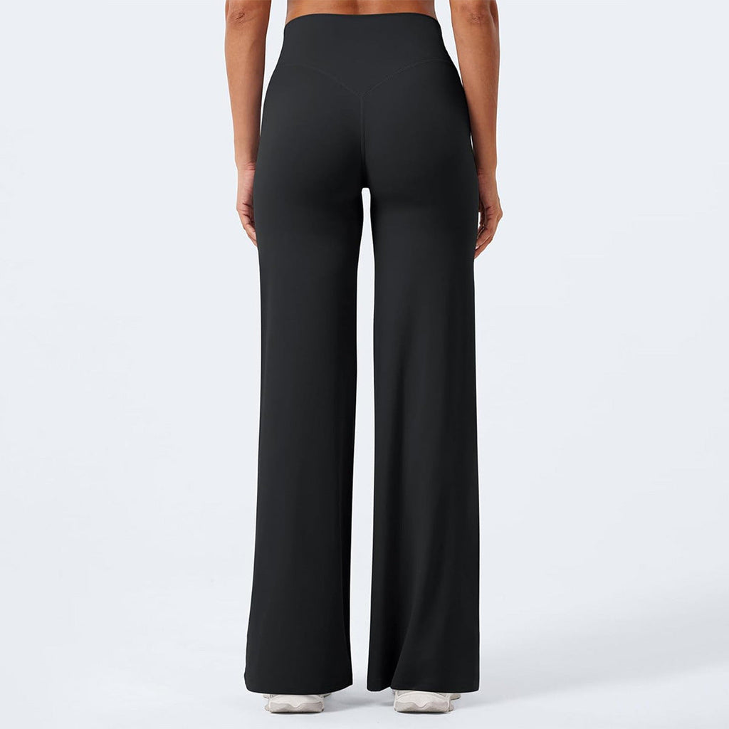 Women's High-Waisted Shaping Lounge Pants with Wide Flares