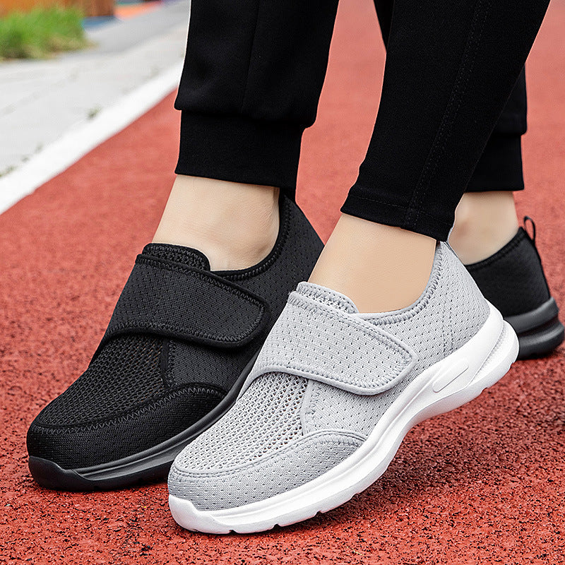 Women's Breathable Hook-and-Loop Sneakers