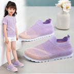 Women's Breathable Slip-On Sneakers with Elastic Upper
