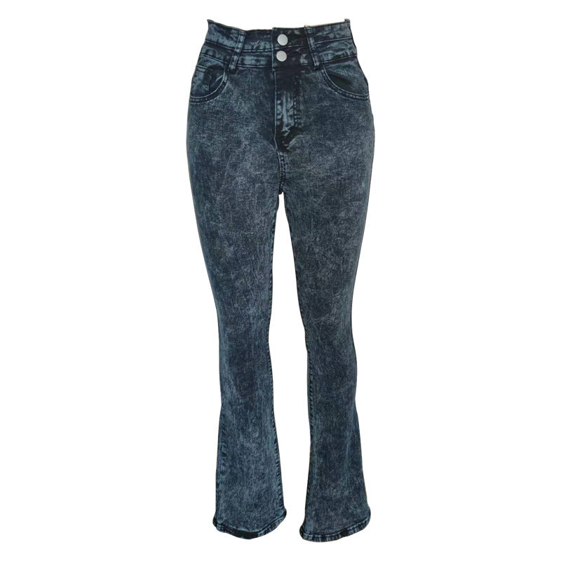Women's High-Waisted Bootcut Jeans