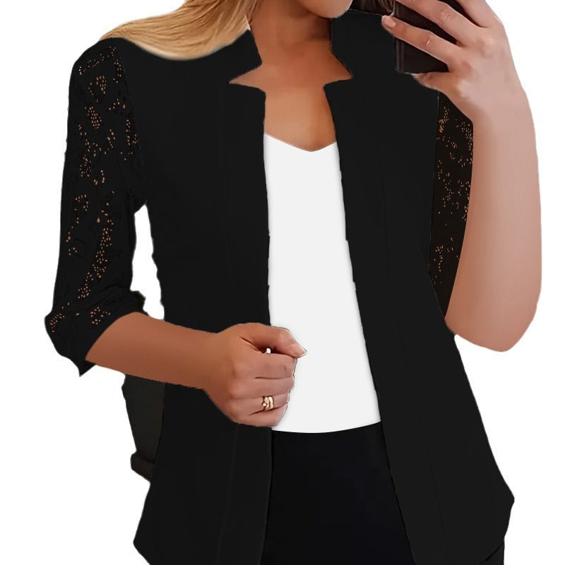 Women's Elegant Lace Blazer