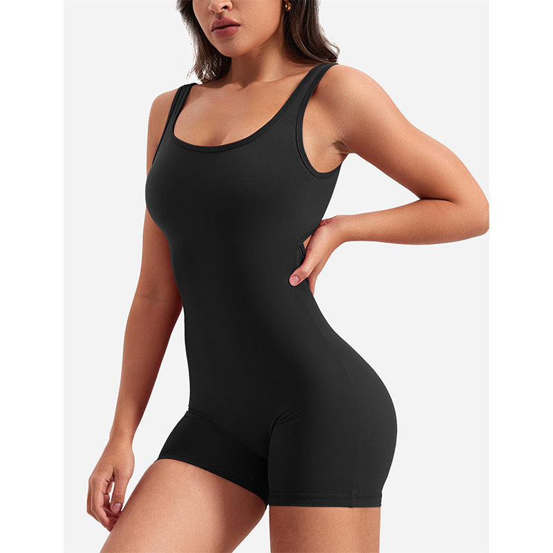 Women's Elegant and Form-Fitting Sport Jumpsuit