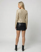 Women's Glitter Effect Cardigan