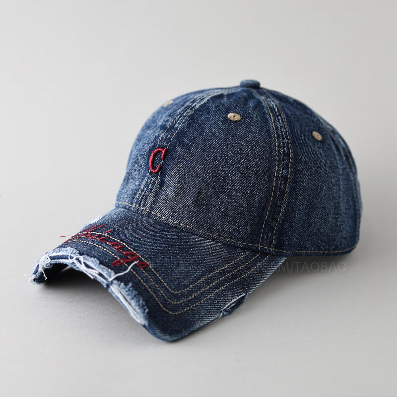 Men's Casual Distressed Baseball Cap