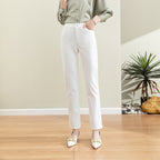 Women's High-Waisted Chino Pants