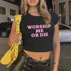 Women's Statement Crop T-Shirt
