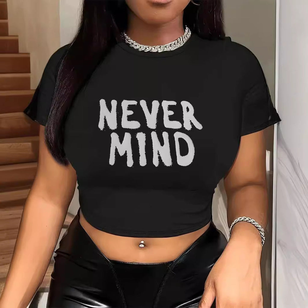 Women's Statement Print Crop T-Shirt