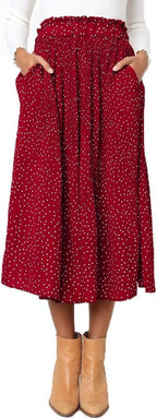 Women's Maxi Skirt with Fashionable Animal Print