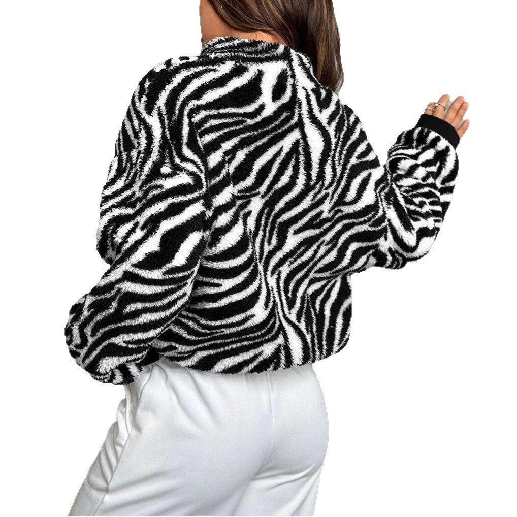 Women's Fleece Pullover with Half-High Collar
