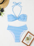 Women's Bandeau Bikini with Sophisticated Knot