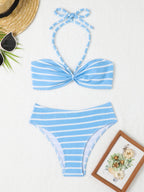 Women's Bandeau Bikini with Sophisticated Knot