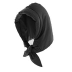 Kalsten Padded Quilted Insulated Tie-Back Hooded Headscarf