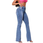 Women's High-Waisted Bootcut Jeans