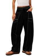 Women's Comfortable Casual Pants with Large Pockets