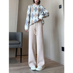 Women's High-Waisted Comfort Trousers