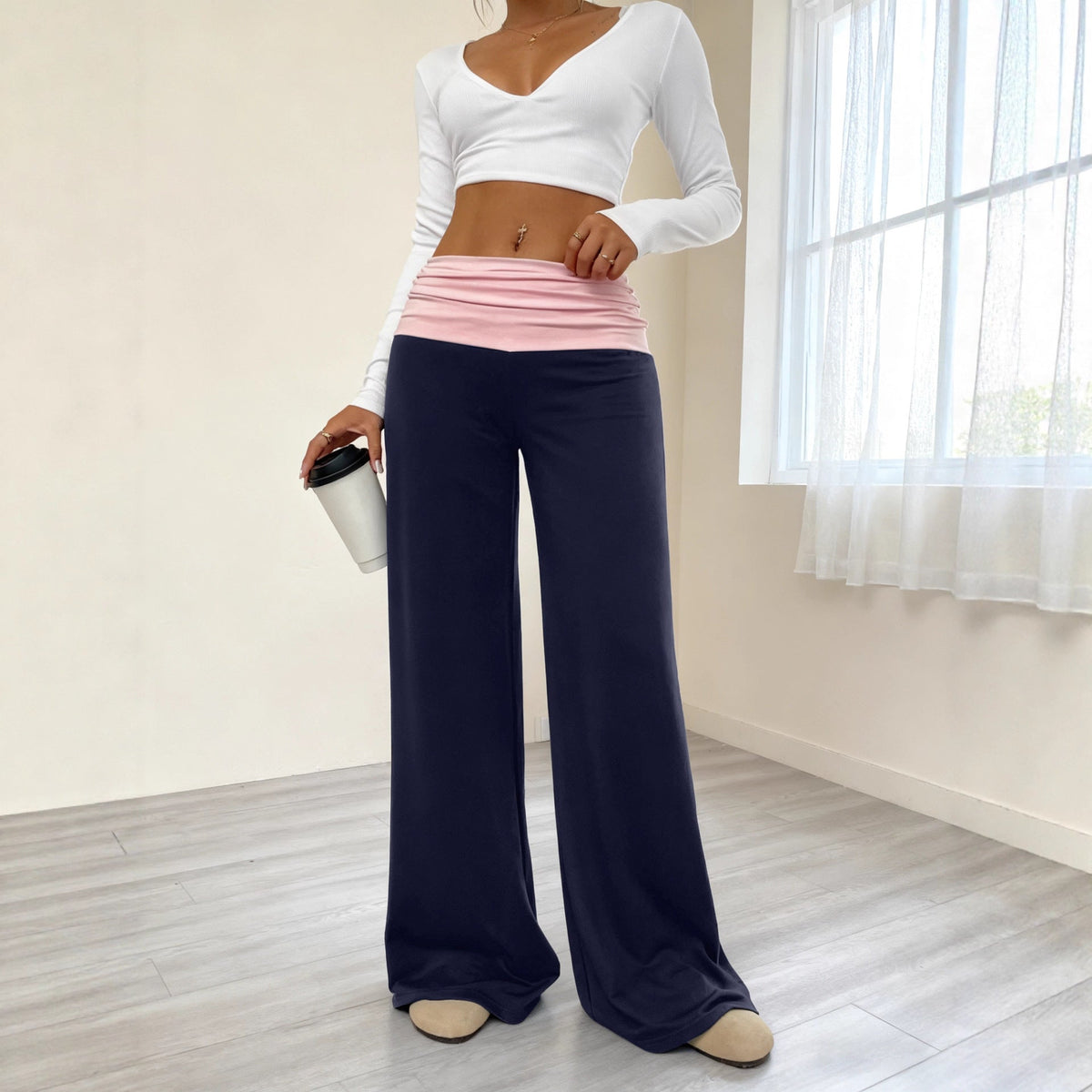 Comfortable Lounge Pants with High Waist