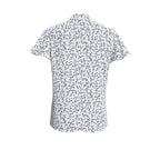 Women's Floral Print Blouse with Ruffled Sleeves