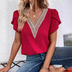 Women's Blouse with Lace
