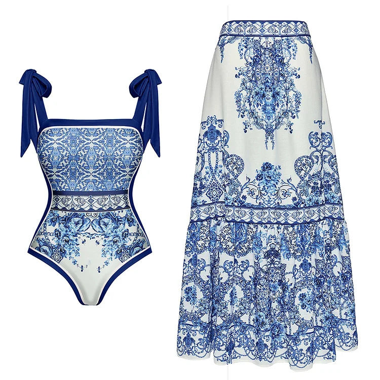 Women's Swimsuit with Playful Straps