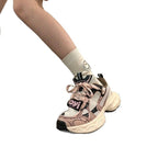 Women's Breathable Chunky Sneakers with Sporty Design