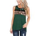 Sleeveless Animal Print Top