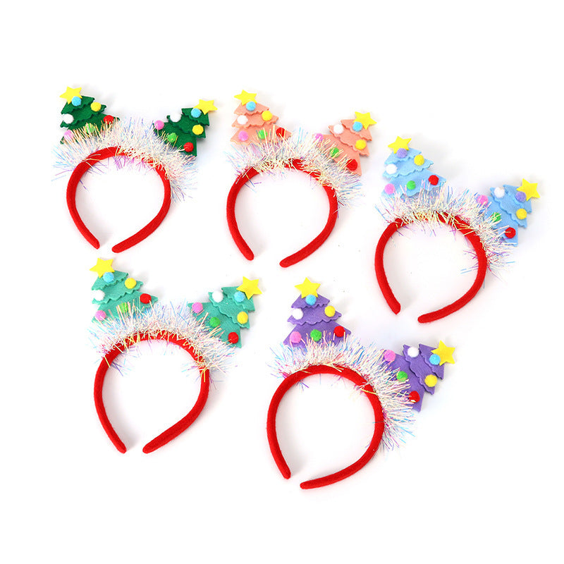 Festive Christmas Tree Headband