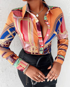 Women's Modern and Stylish Long-Sleeve Shirt