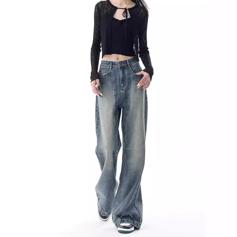 Women's High-Waist Flared Jeans