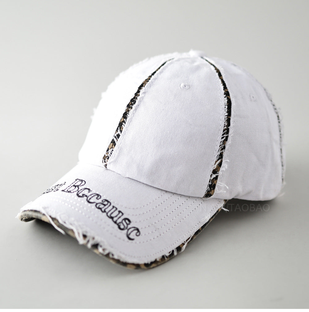 Men's Distressed Vintage-Inspired Baseball Cap