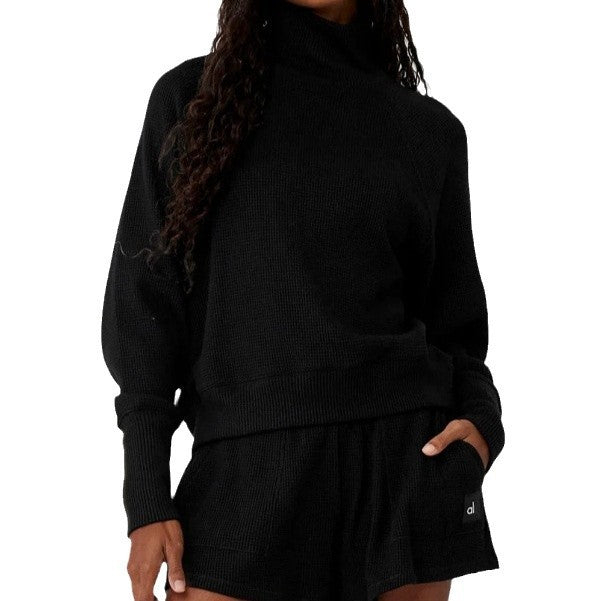 Women's Cozy Waffle Knit Sweater Set