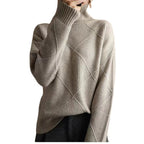 Women's Chunky Knit Turtleneck Sweater