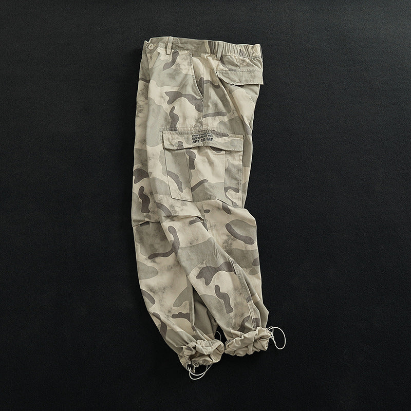 Women's Cargo Pants with Versatile Pockets and Modern Camouflage Design