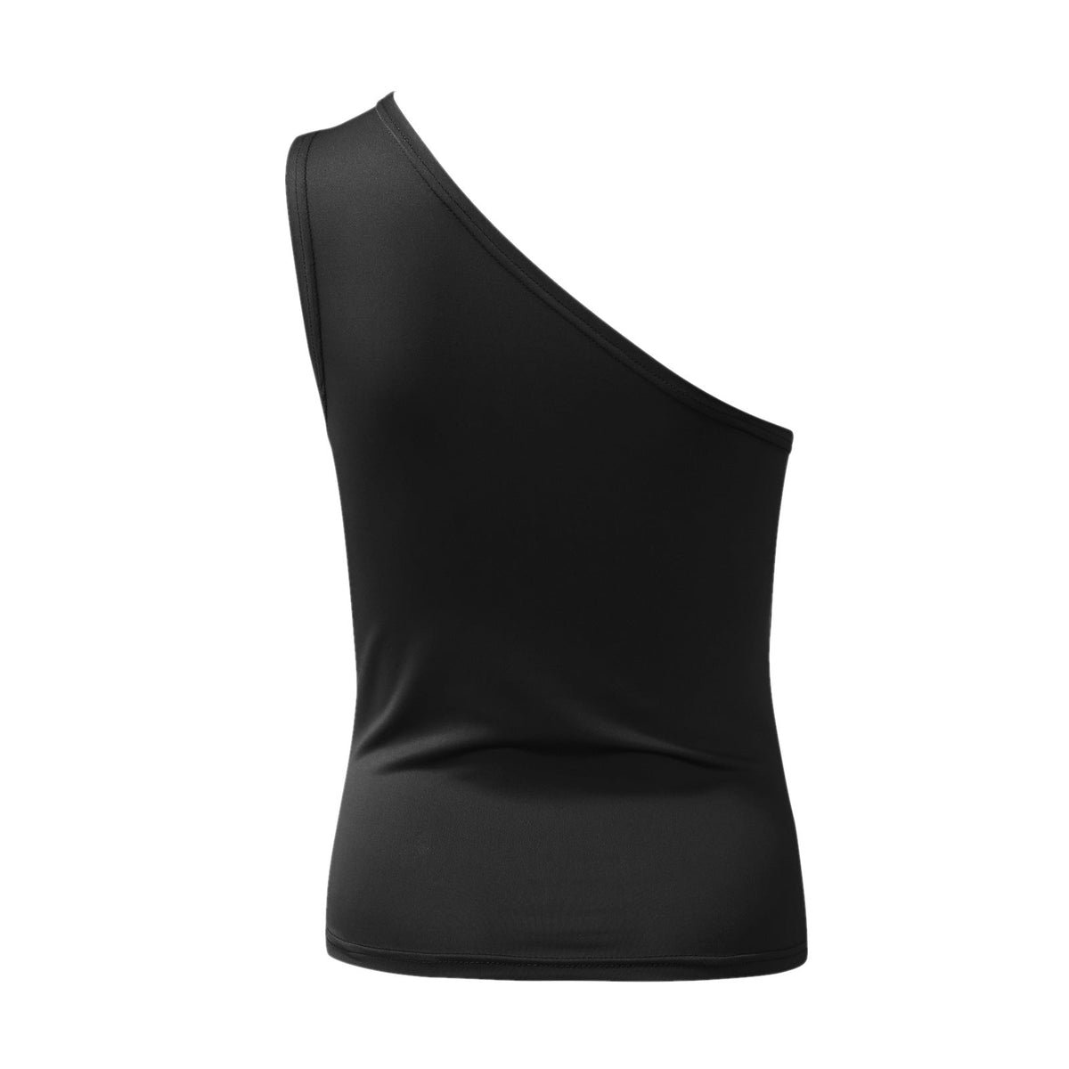 Women's Asymmetrical Bodysuit with Fashionable Cut-Out
