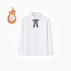 Women's Elegant Long-Sleeve Shirt with Soft Interior