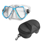 Diving mask with wide field of vision