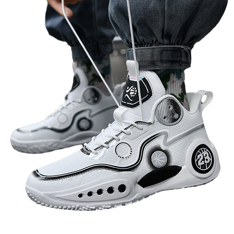 Women's Basketball Sneakers with Innovative Cushioning System and Non-Slip Sole
