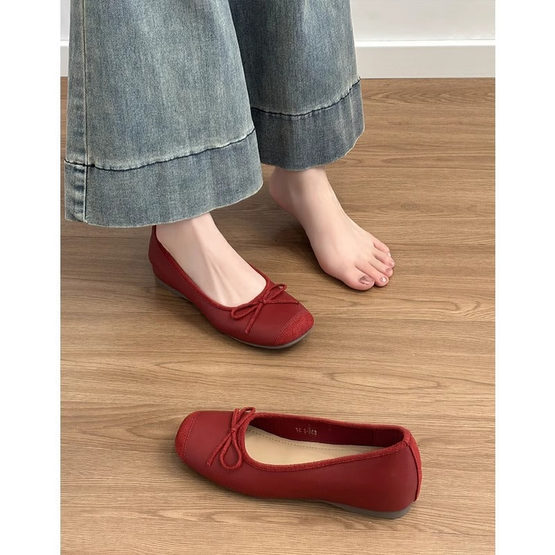 Women's Ballet Flats with Elegant Glitter Design and Comfortable Footbed