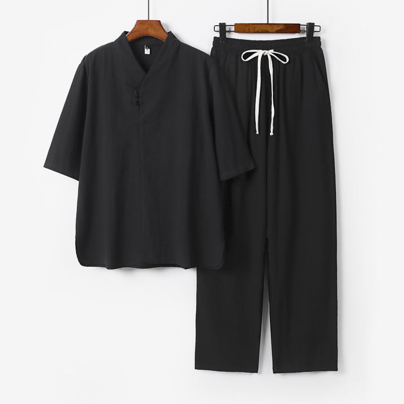 Men's Two-Piece Lightweight Loungewear Set